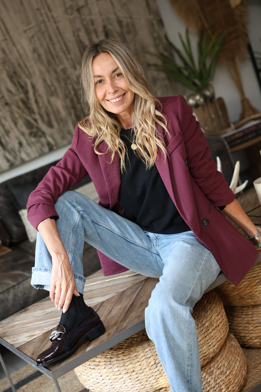Blazer Eugenia Burdeo