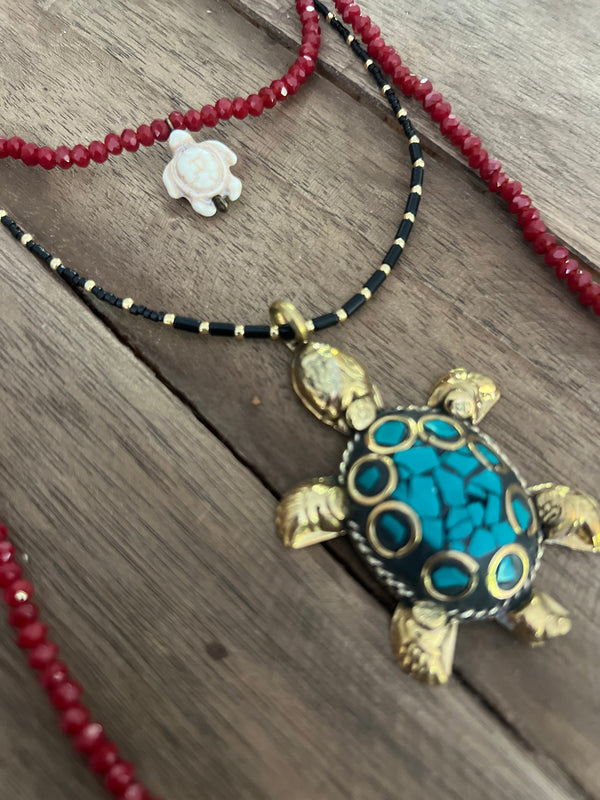 Collar Doble Tortugas