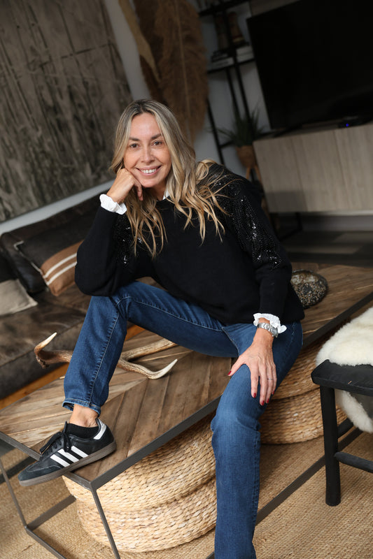 SWETER Agnes Negro
