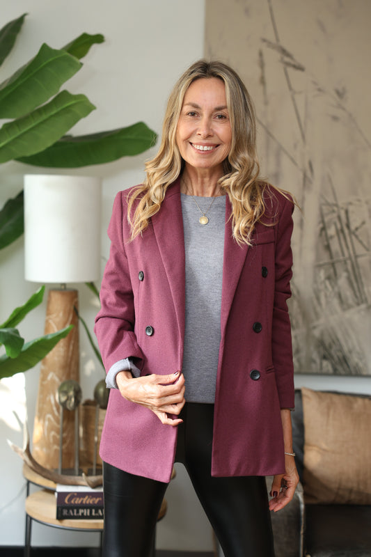 Blazer Eugenia Burdeo
