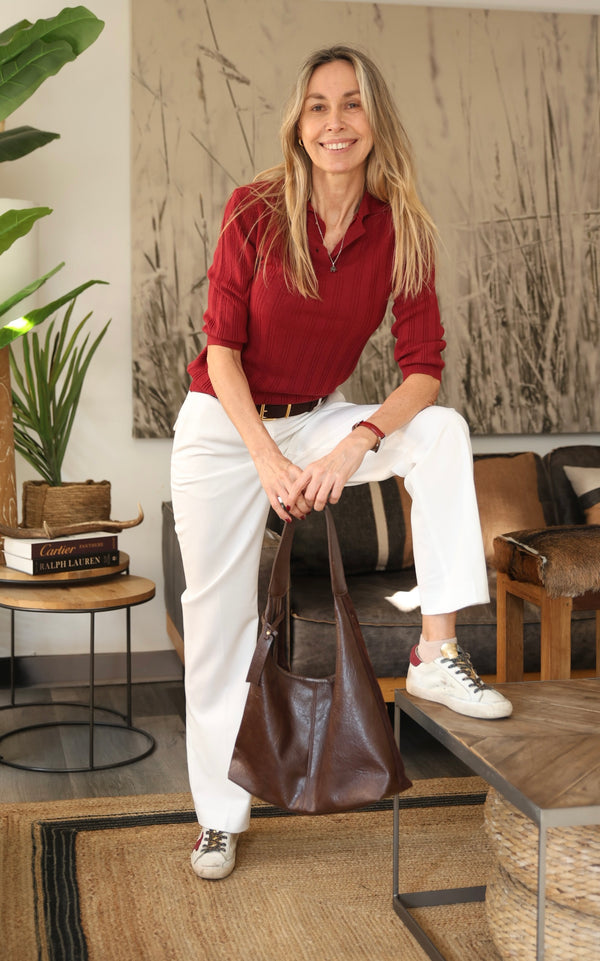 Polera Cayetana Bordeaux
